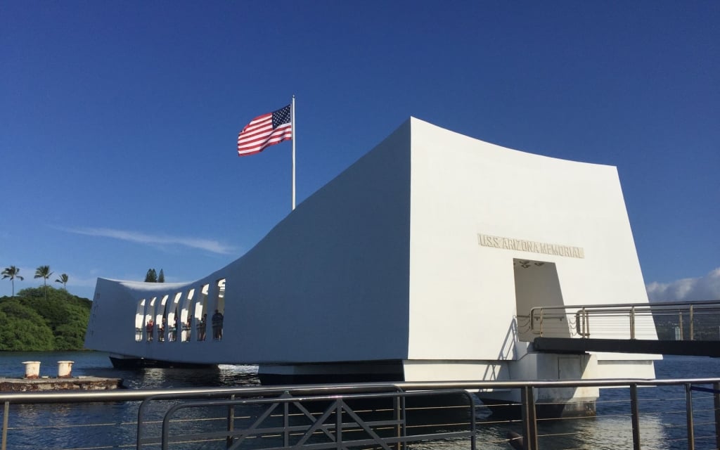 Hawaii, Oahu pearl harbour memorial.