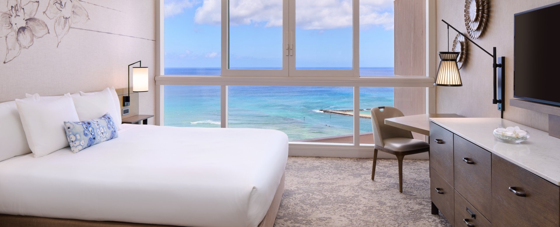 Club room with ocean view
