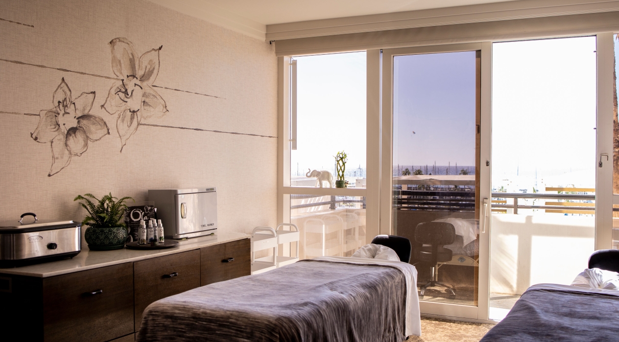 Private spa in room