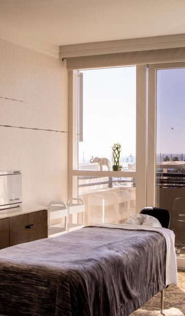 Private spa in room