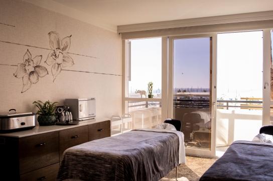 Private spa in room