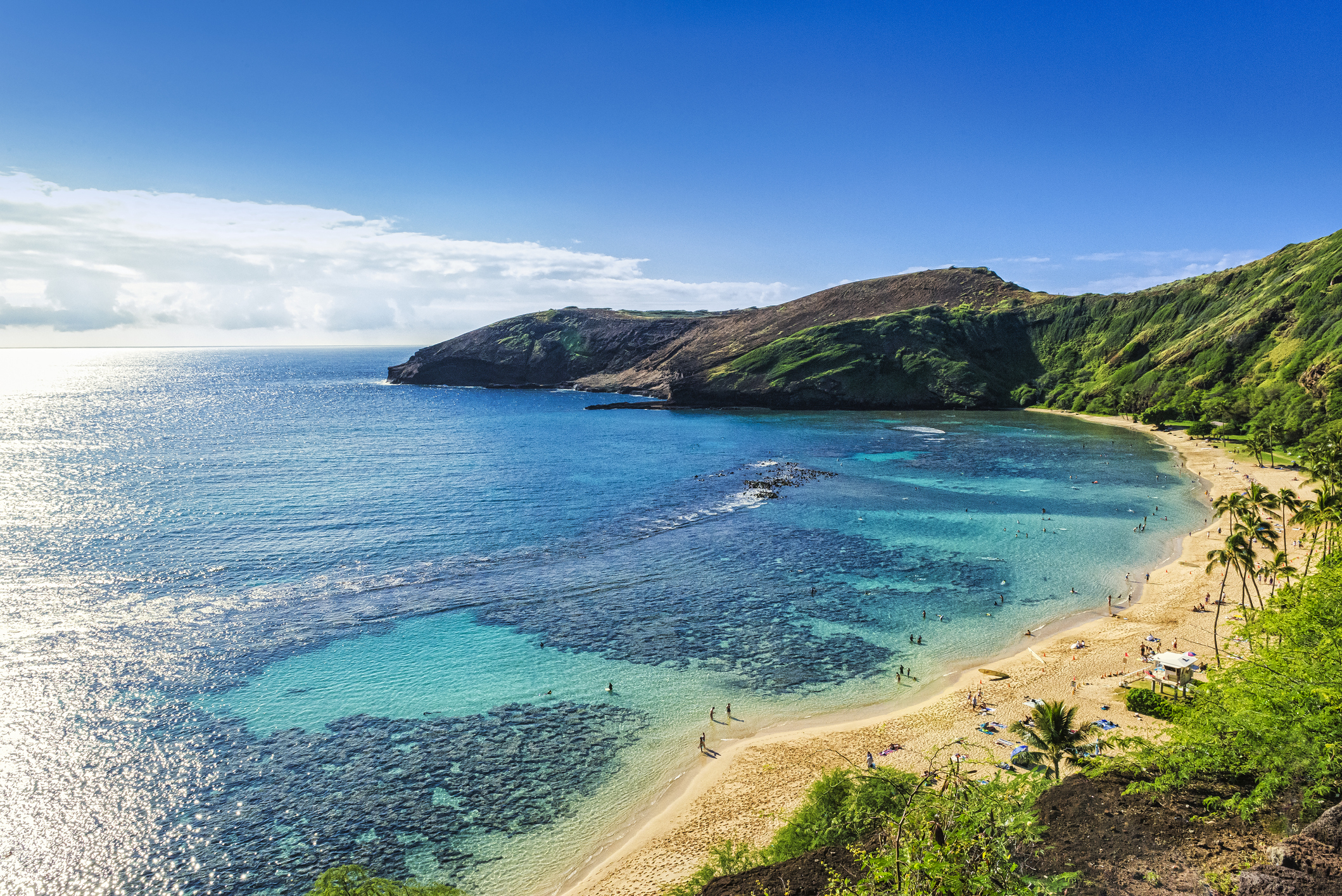 Hanauma bay in Oahu island, Hawaii.