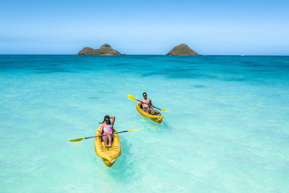 Kayaking in oahu