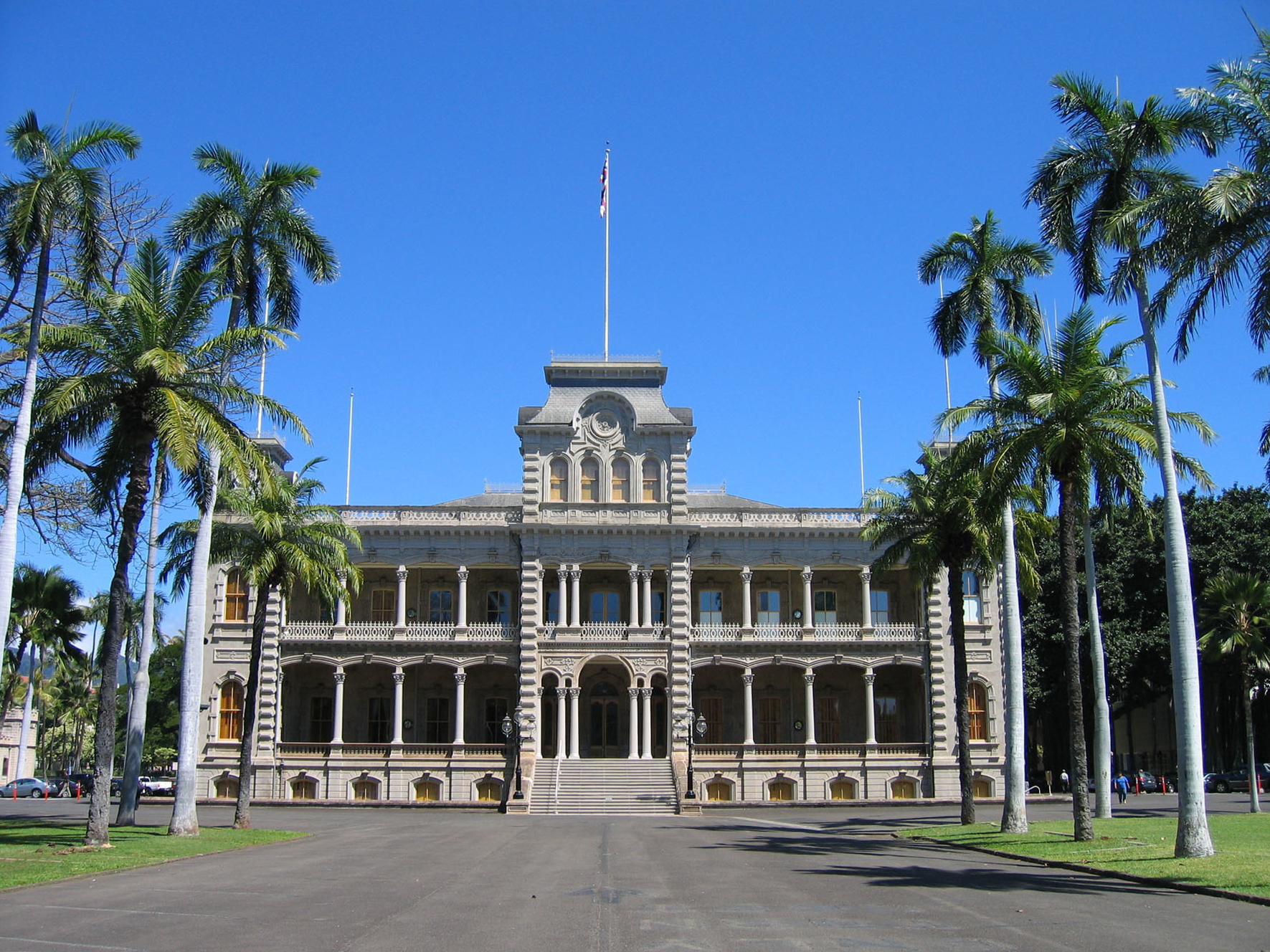 The Iolani Palace Exterior in Honolulu