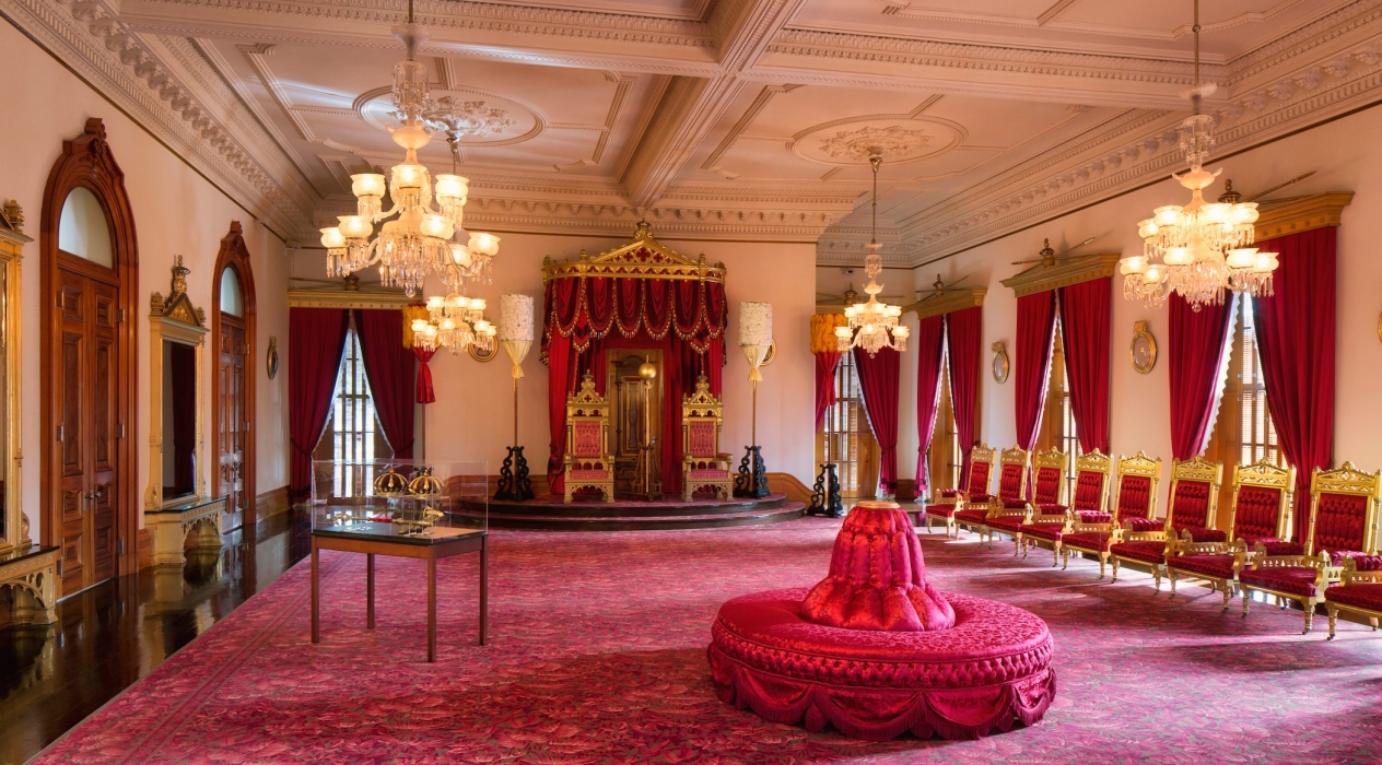 The Throne Room at Iolani Palace in Honolulu
